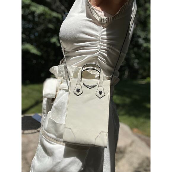ZADIG & VOLTAIRE Vintage Effect Sunny Pouch Crossbody Bag - Picture 1 of 16